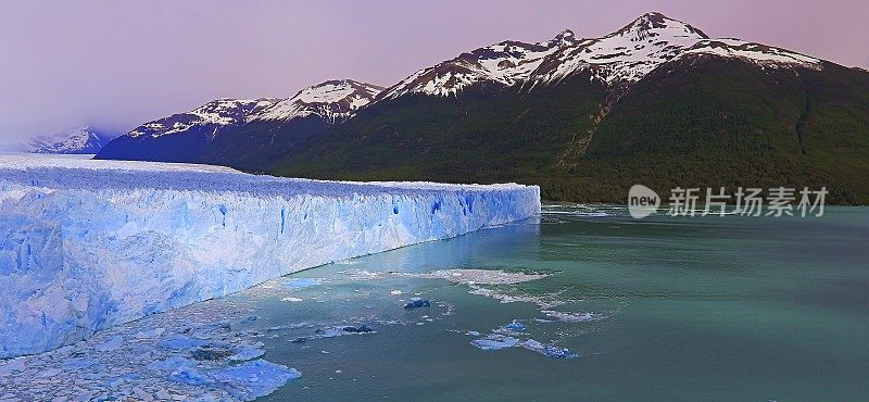 莫雷诺冰川和阿根廷湖- El Calafate，阿根廷巴塔哥尼亚